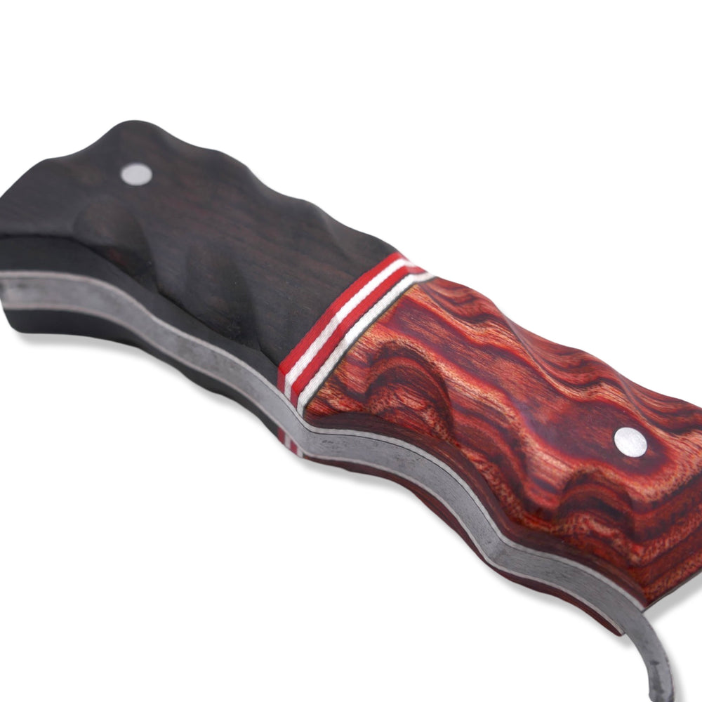 
                      
                        Slayer Mini - Satin / Rosewood / Red and White G-10 Inlay / Ebony / White G-10 Liner
                      
                    