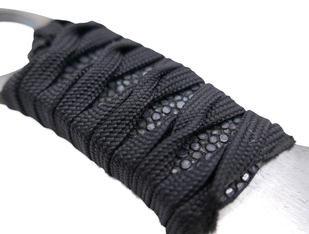 
                      
                        IRON WOLF - Stingray Skin / Paracord Wrap by Neil Kamimura
                      
                    