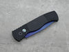 PRE-OWNED Tactical Response 2 - Sapphire Blue Magnacut Blade / Abalone Button / Deep Cary Pocket Clip