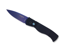  Tactical Response 2 - Sapphire Blue Magnacut Blade / Abalone Button / Deep Cary Pocket Clip
