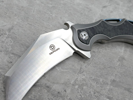 Used DEFCON D2 and Titanium Fixed Knife Karambit