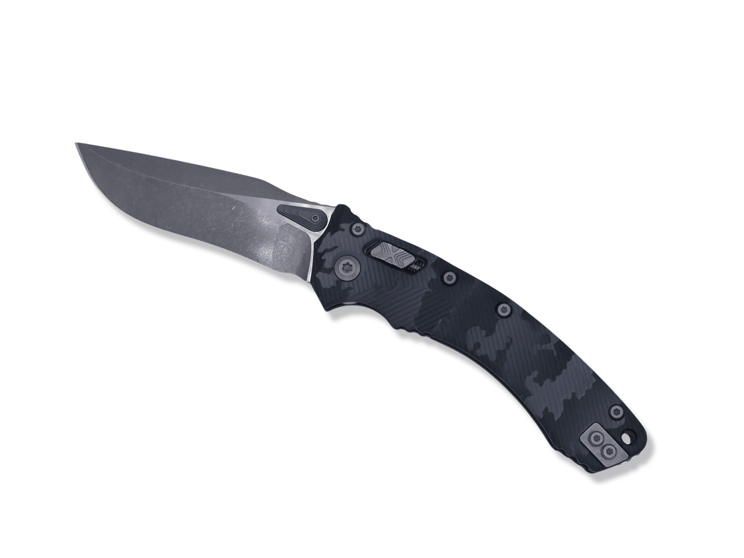 Amphibian Ram-Lok - Urban Camo Fluted Aluminum Handle / Apocalyptic Hardware/ ( TYPE III ) - Crimson Tactical