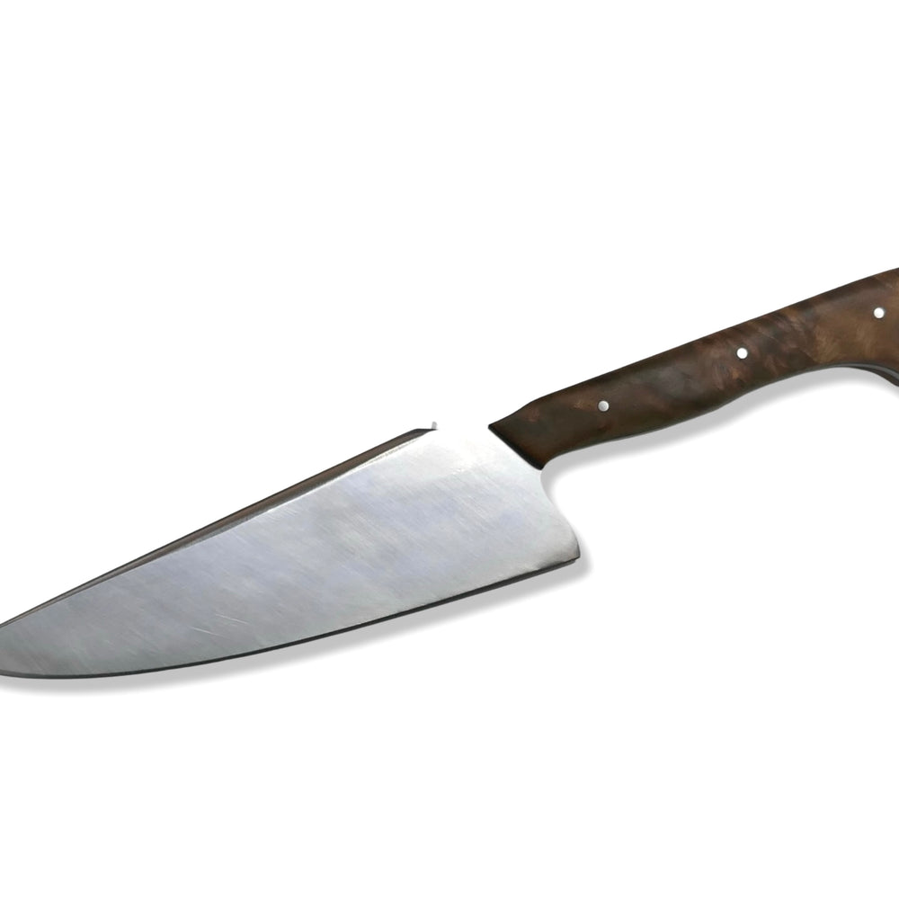 
                      
                        Chef Knife - Maple Handle / Black G-10 Liner
                      
                    