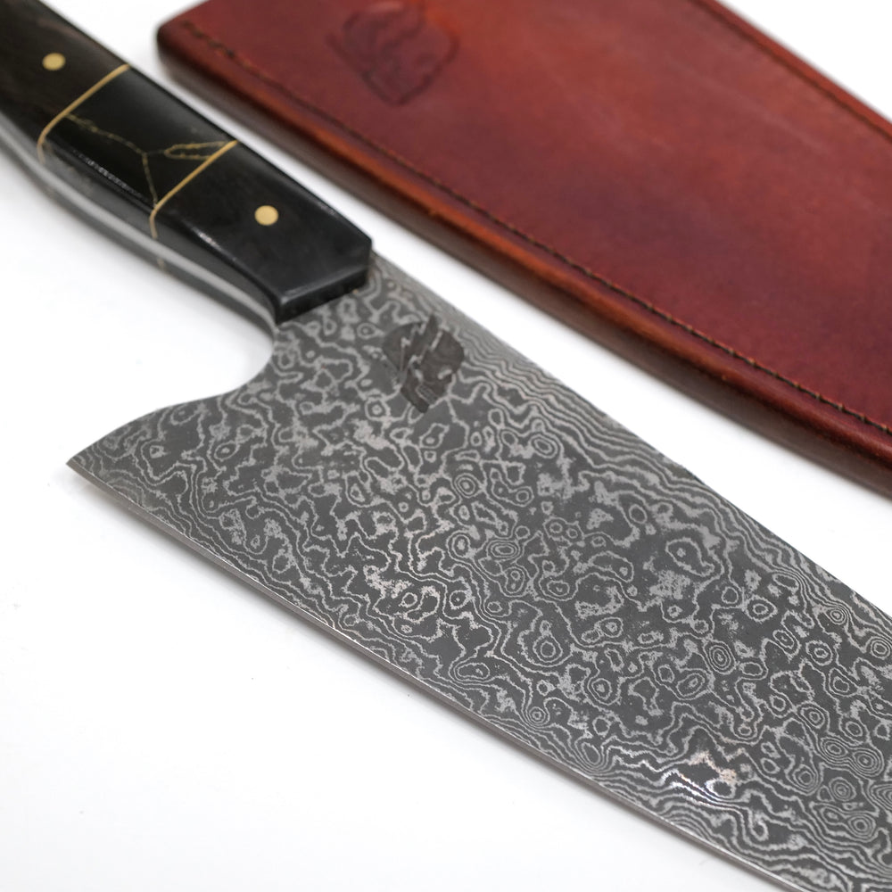 
                      
                        Custom Vegas Forge Stainless Damascus Gyuto
                      
                    