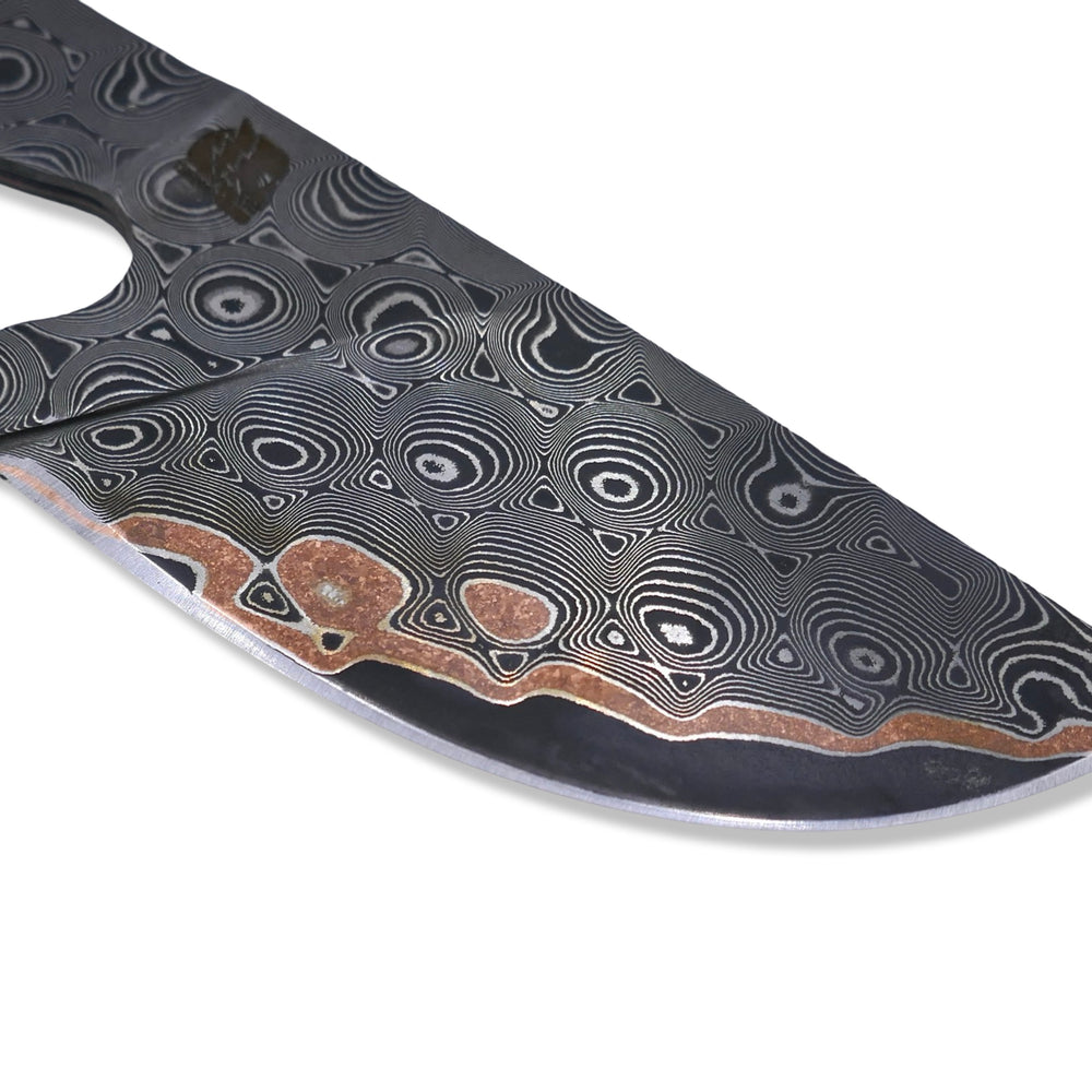 
                      
                        Mako x VEGAS FORGE - Copper San Mai Mini Drop Point Knife
                      
                    