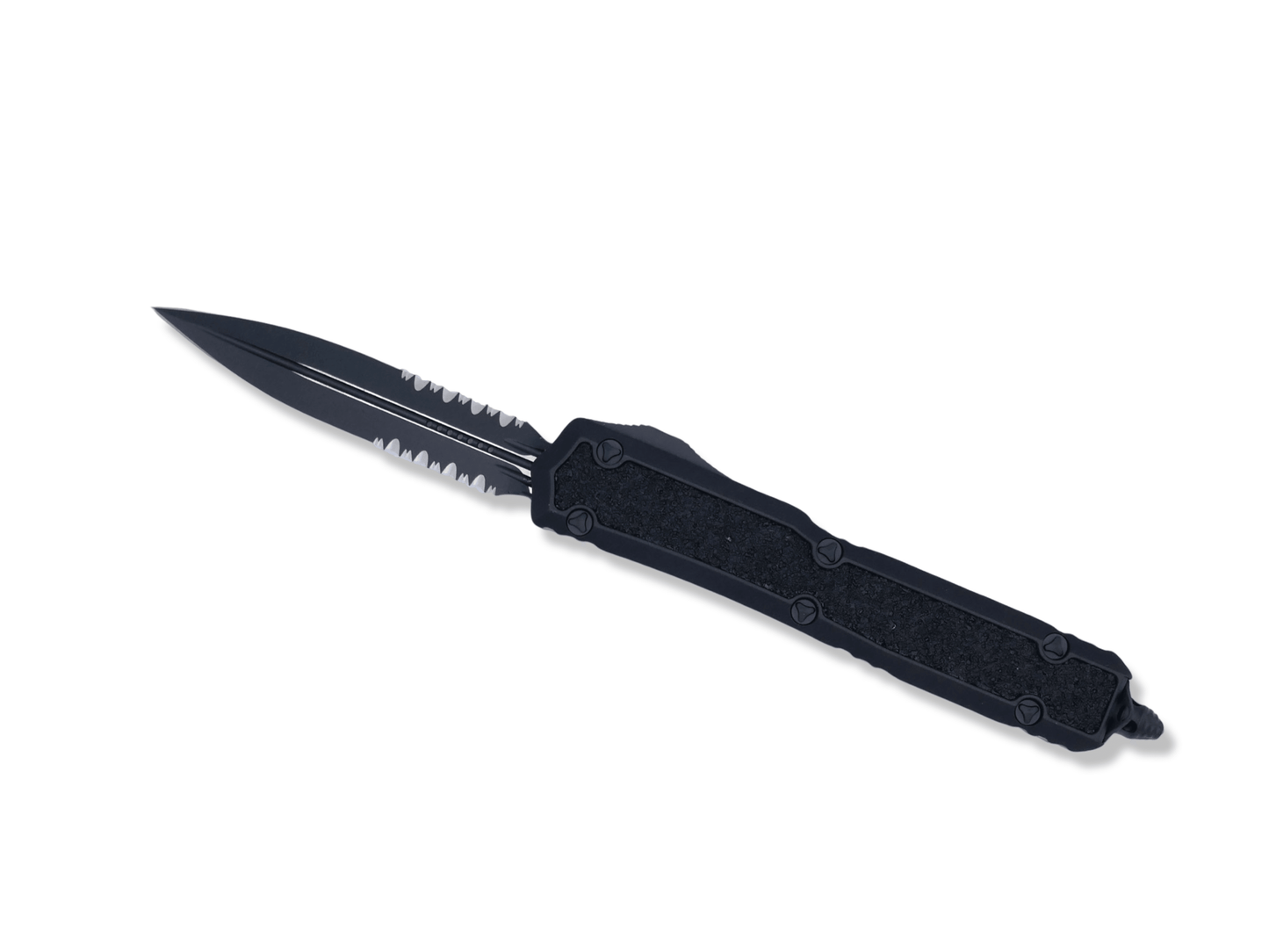 Makora D/E - Tactical Partial Serrated - Crimson Tactical