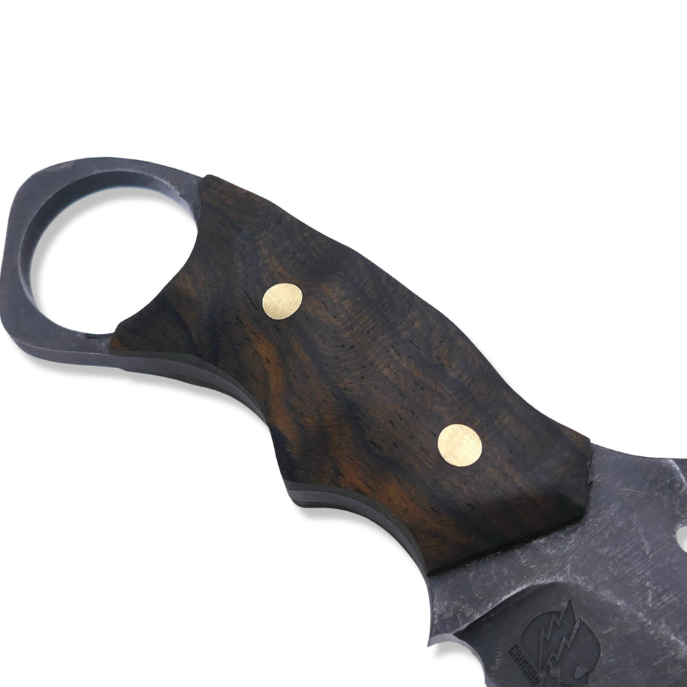 
                      
                        IRON WOLF - Dark Stonewash / Ziricote Handle / Brass Pins
                      
                    