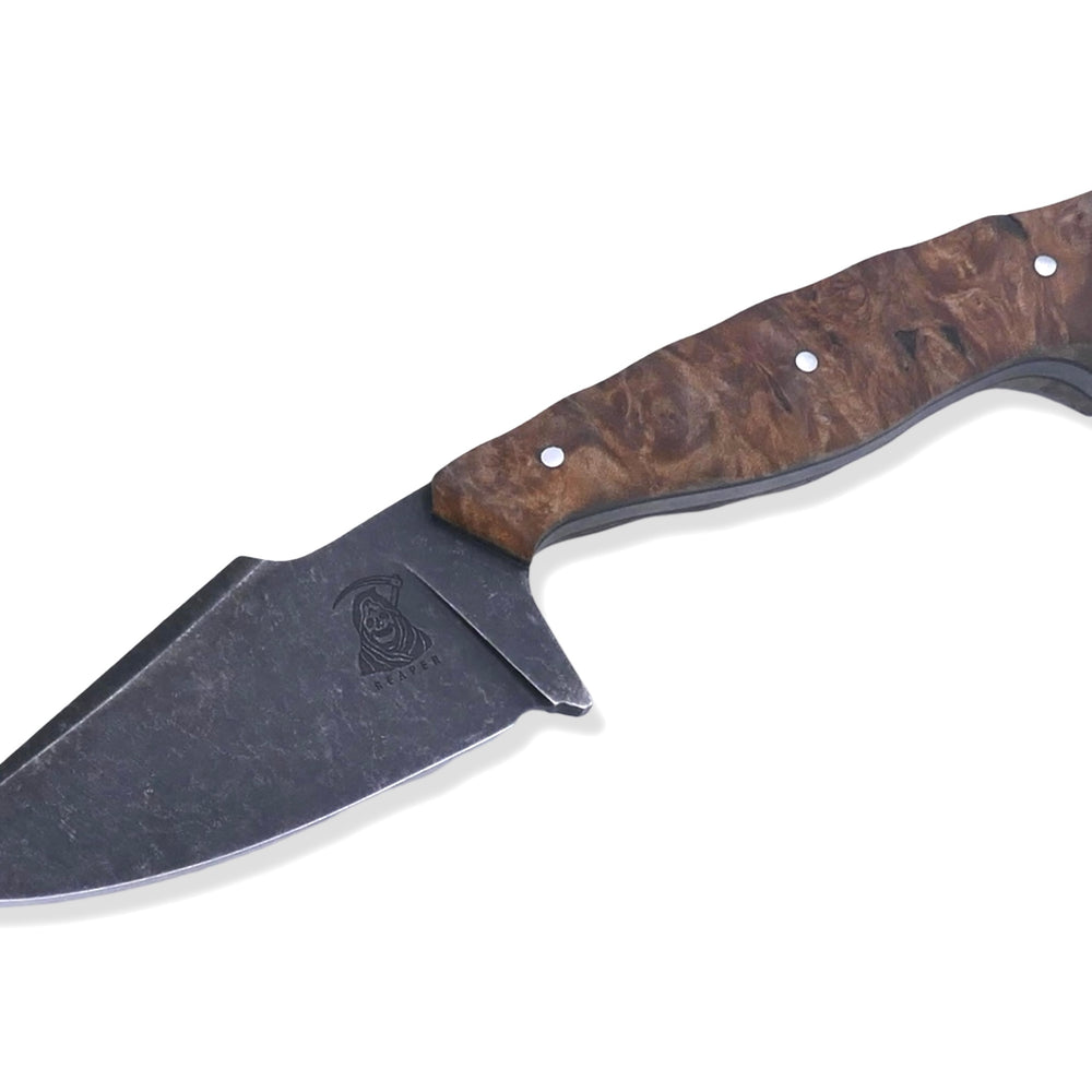 Reaper - Dark Stonewash / Maple Burl Handle