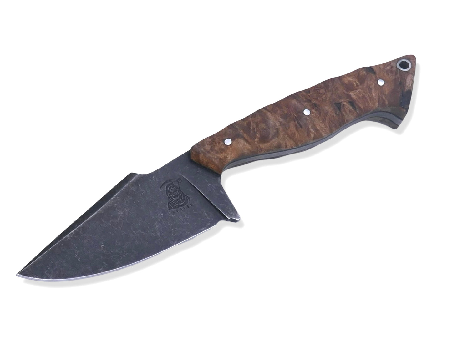 Reaper - Dark Stonewash / Maple Burl Handle