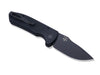 SBR - Smooth Black Handle, Black S35VN Blade