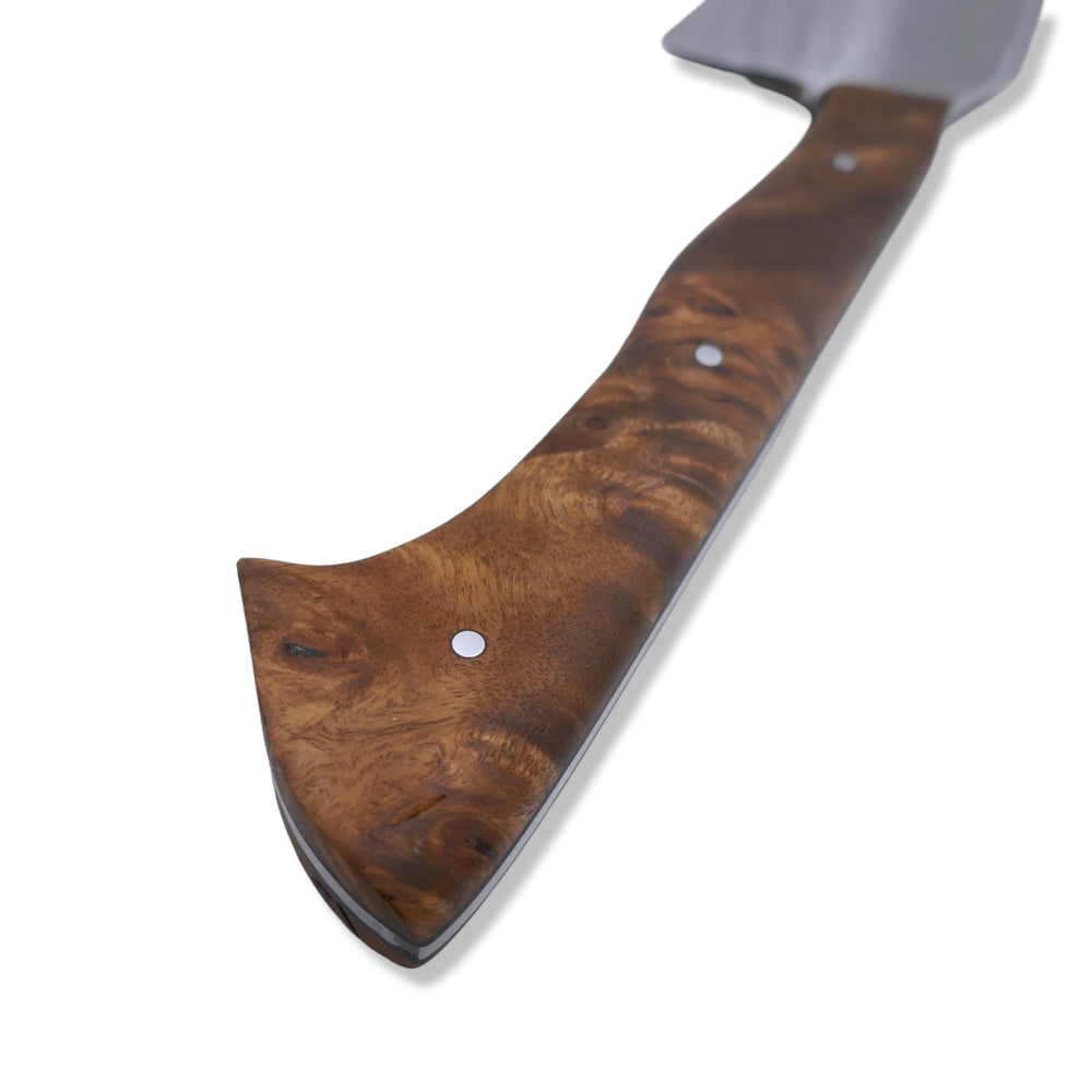 
                      
                        Chef Knife - Maple Handle / Black G-10 Liner
                      
                    