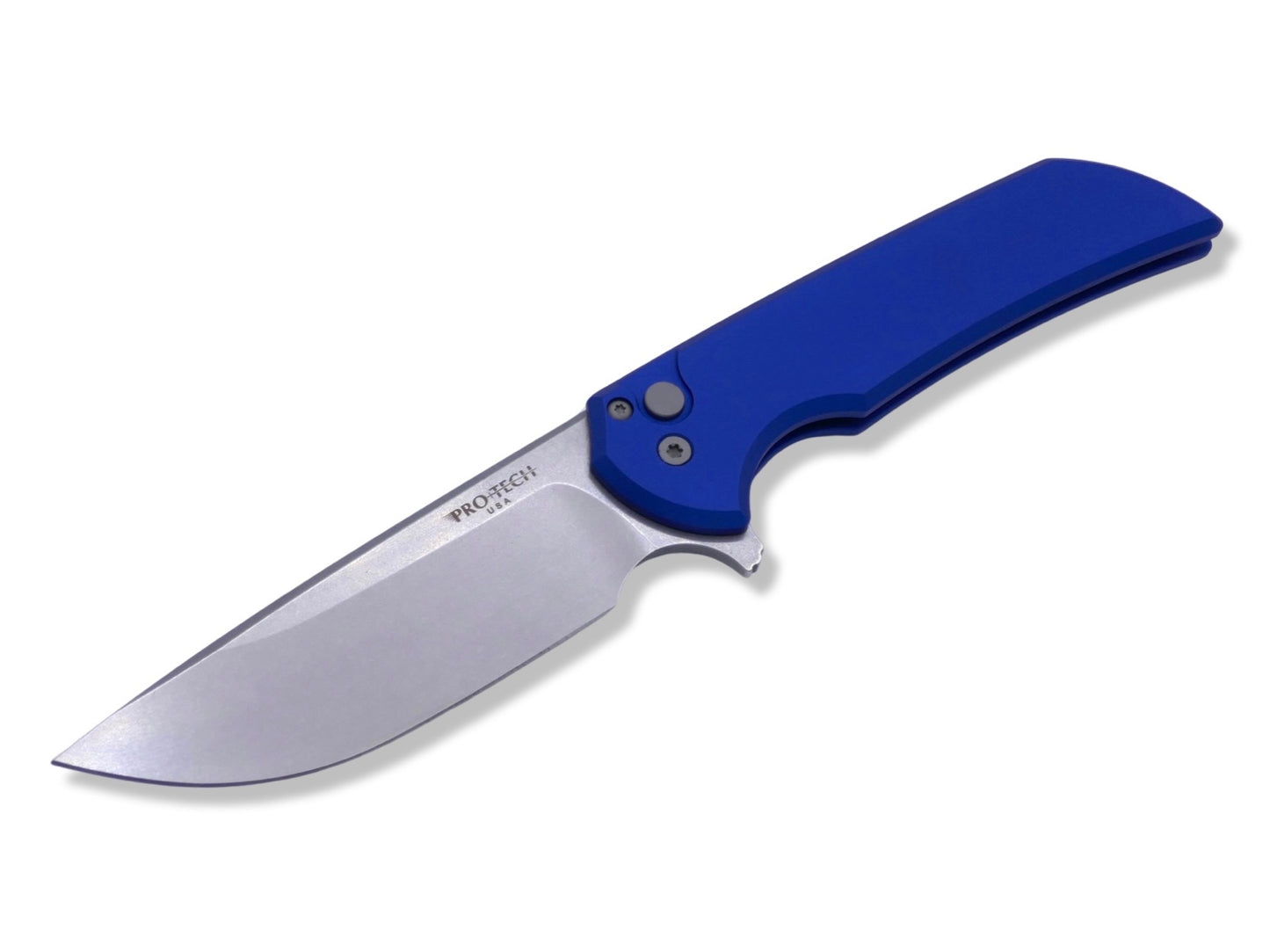 Mordax - Smooth Blue Handle / Stonewash Magnacut Blade - Crimson Tactical