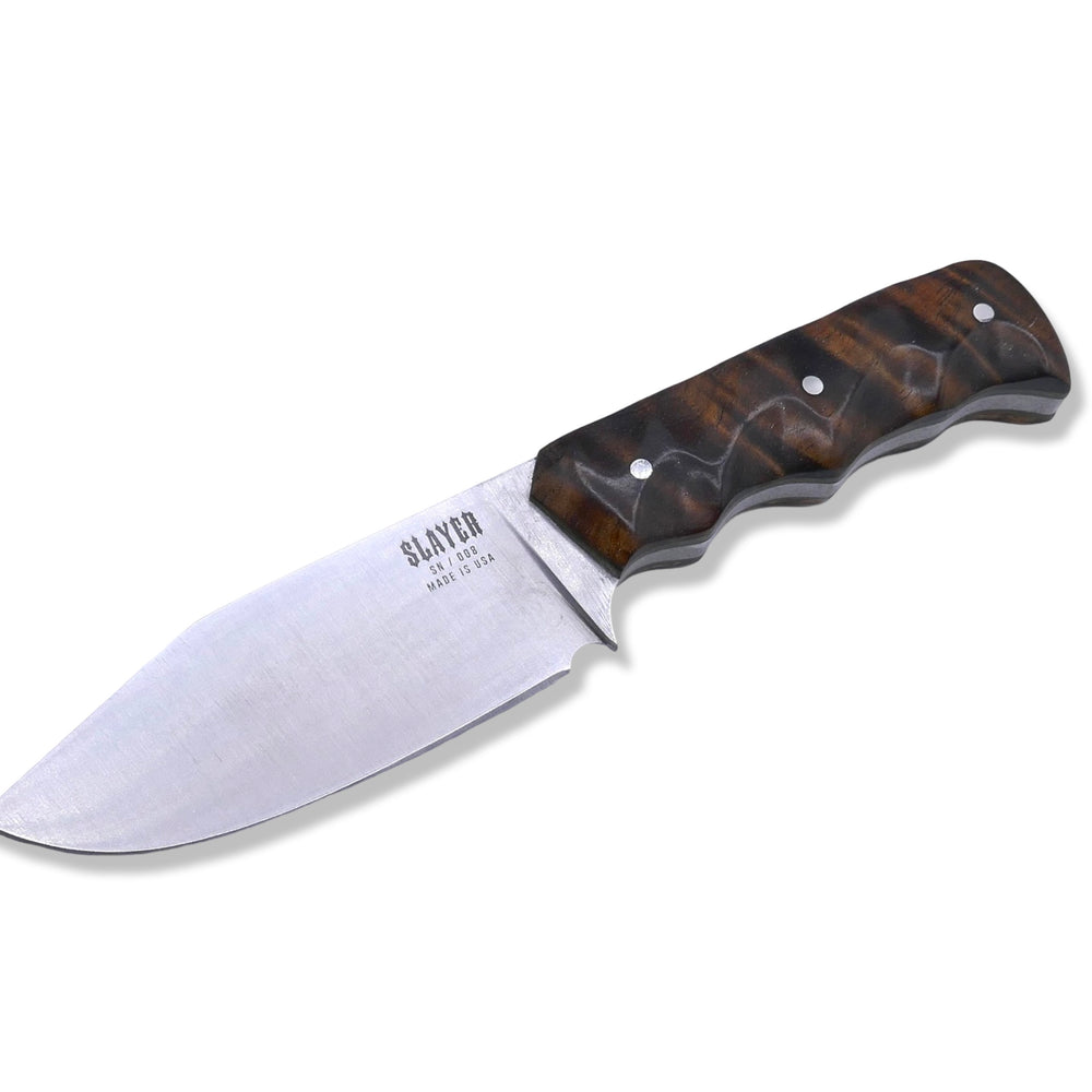 Slayer Mini - Satin / Hawaiian Koa Scales / OD Green G-10 Liner