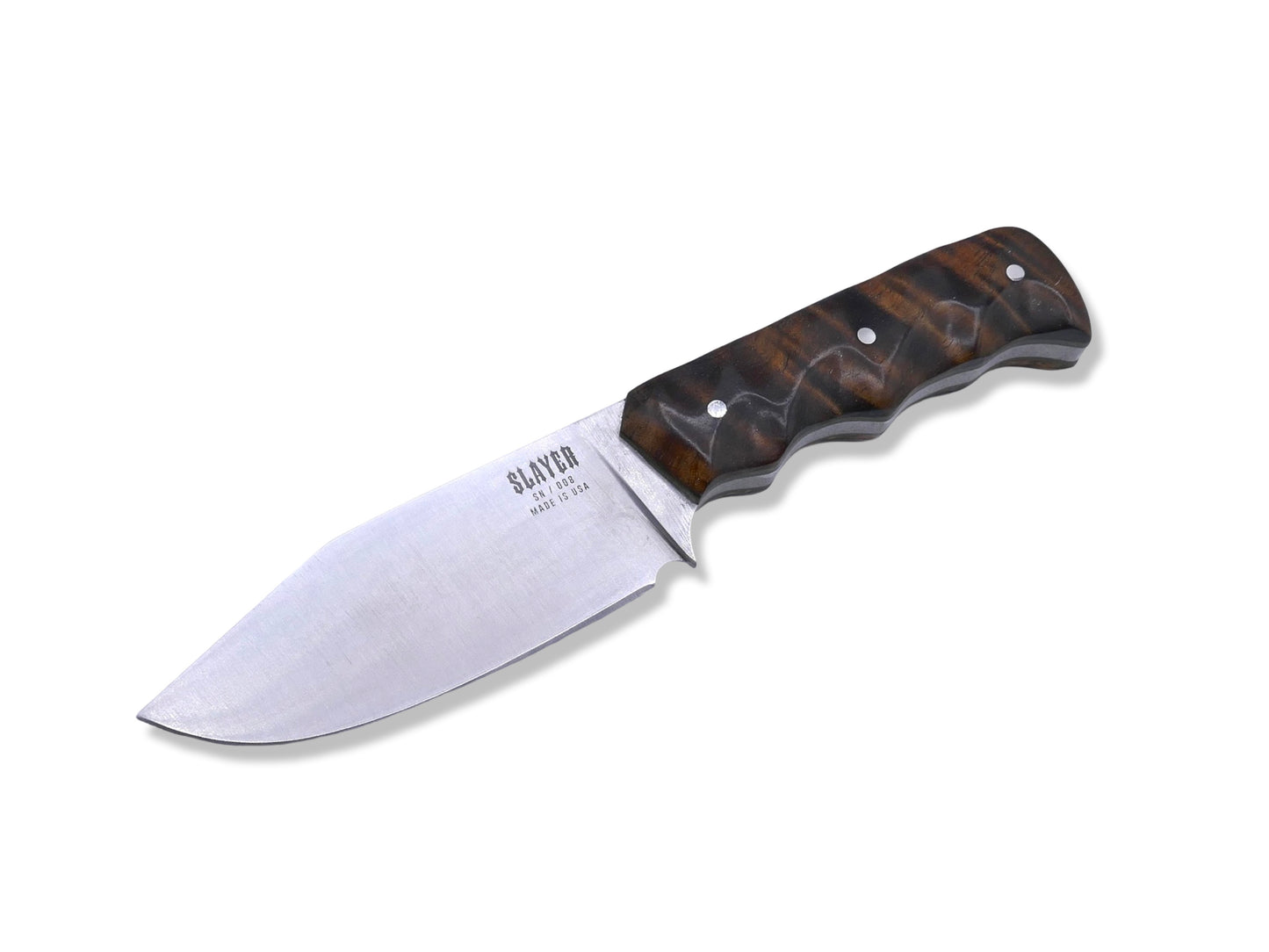 Slayer Mini - Satin / Hawaiian Koa Scales / OD Green G-10 Liner