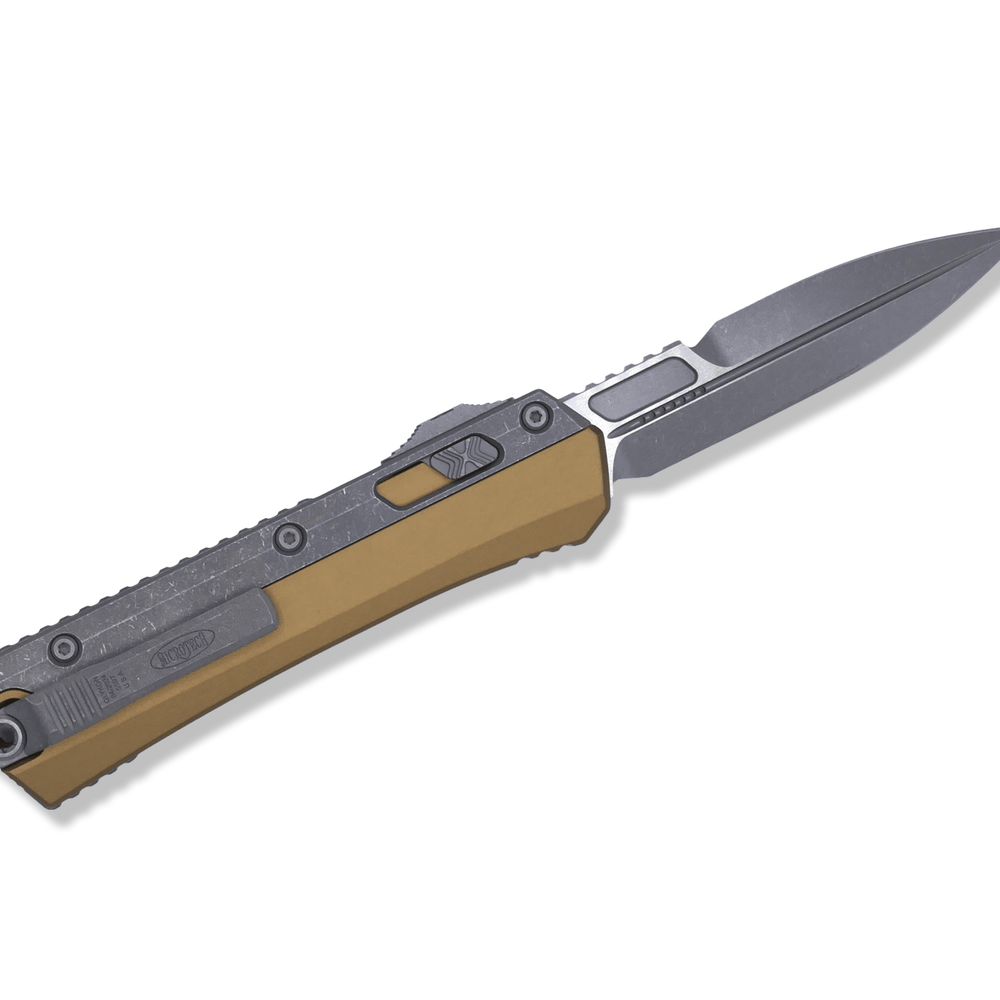 Glykon Bayonet - Tan / Apocalyptic / Nickel Boron Internals - Crimson Tactical