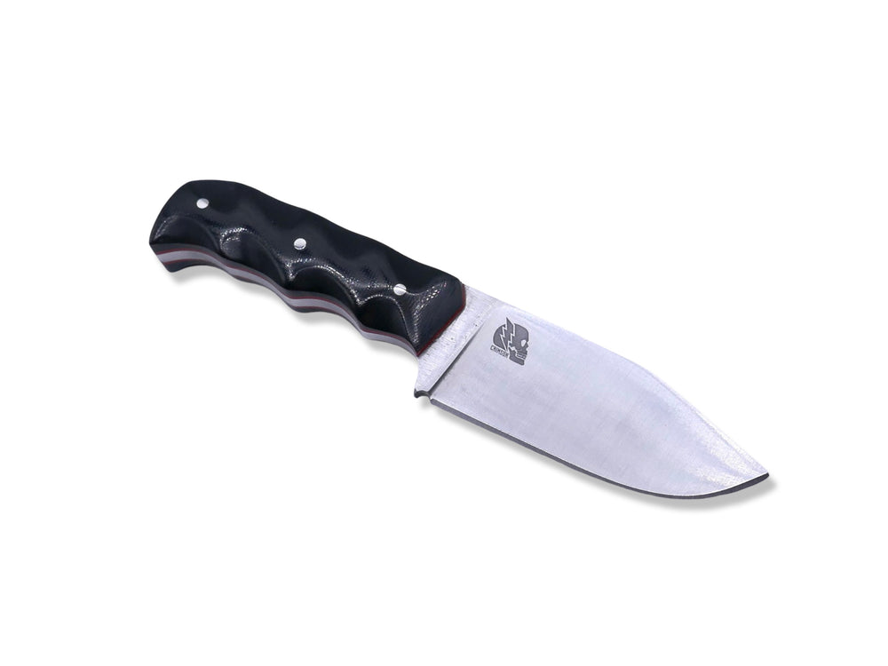 Slayer Mini - Satin / Black G-10 / Red G-10 Liner