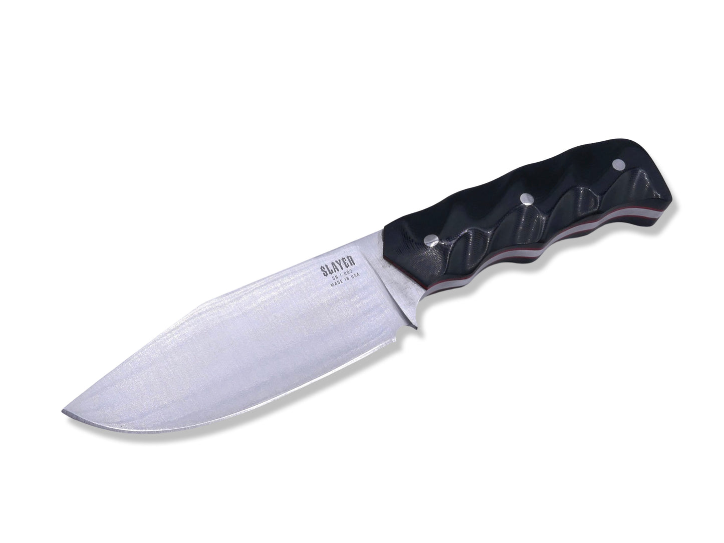 Slayer - Satin / Black G-10 / Red G-10 Liner