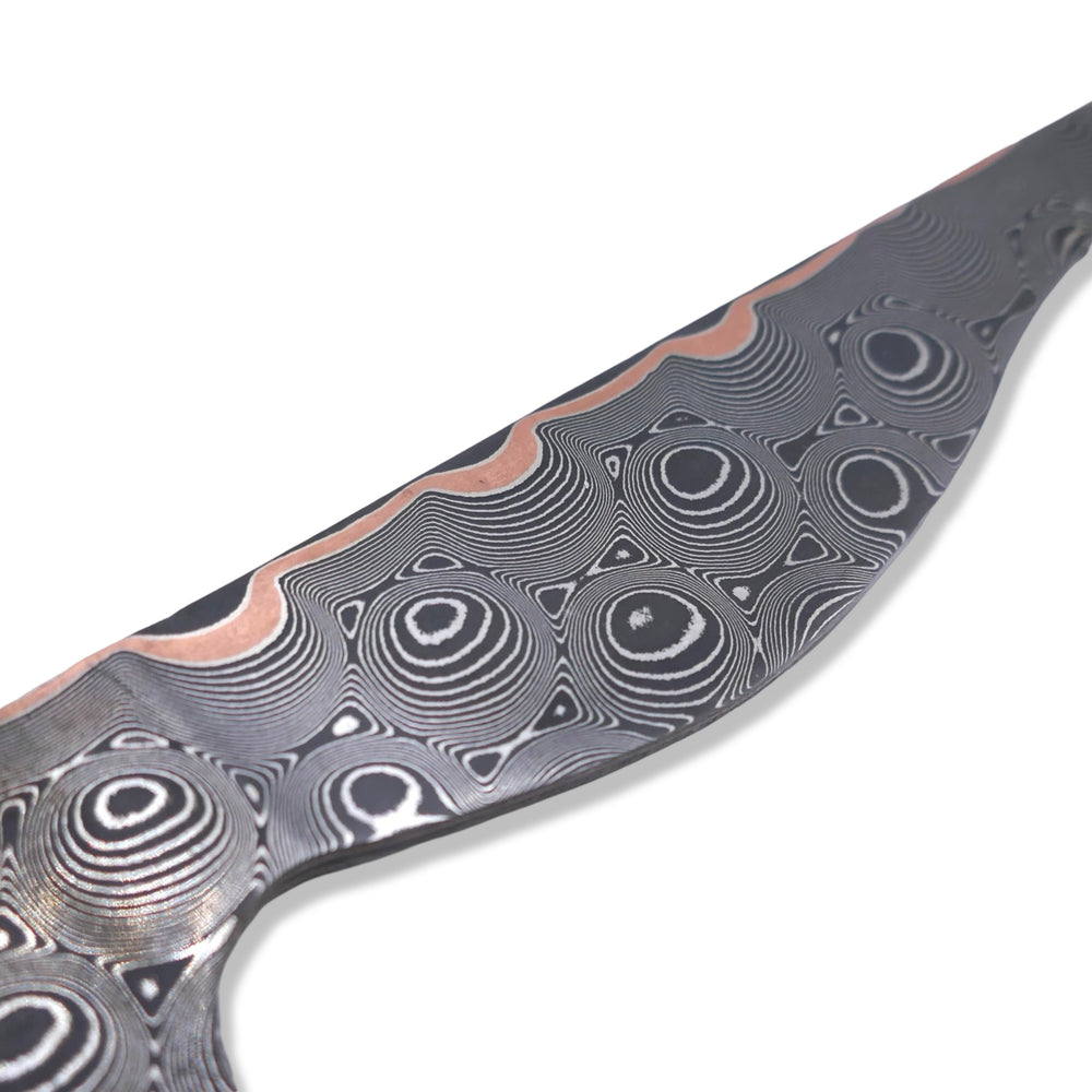 
                      
                        Mako x VEGAS FORGE - Copper San Mai Mini Drop Point Knife
                      
                    