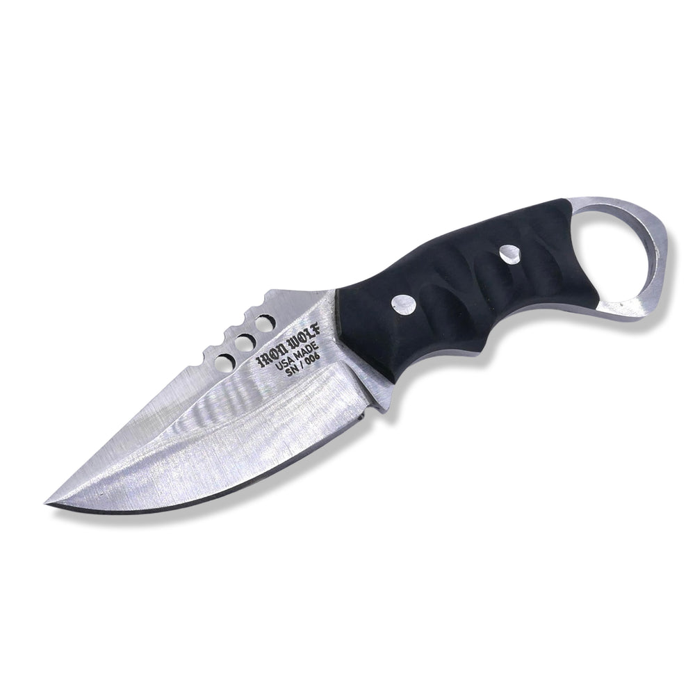 IRON WOLF - Satin / Alumalite Black Handle