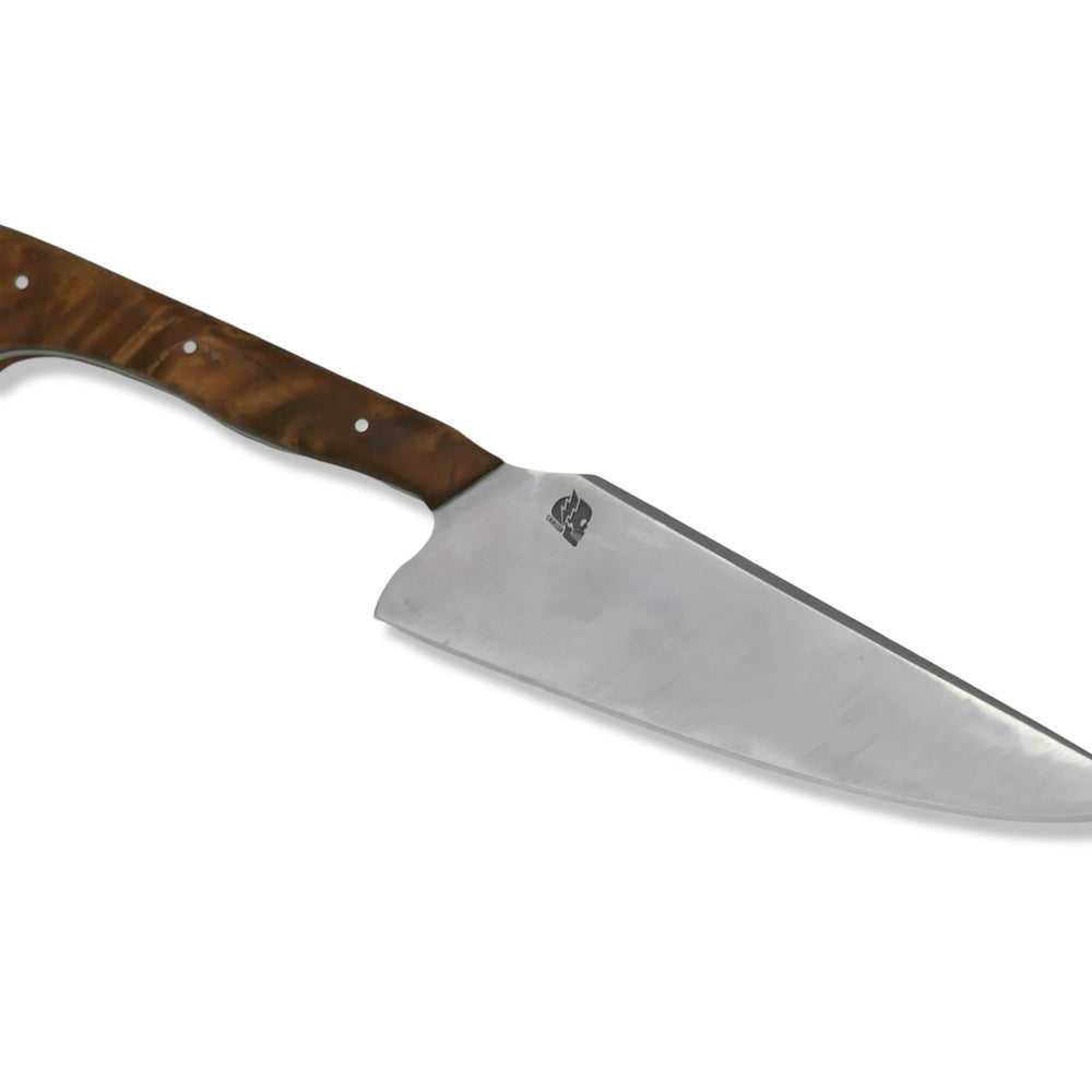 Chef Knife - Maple Handle / Black G-10 Liner