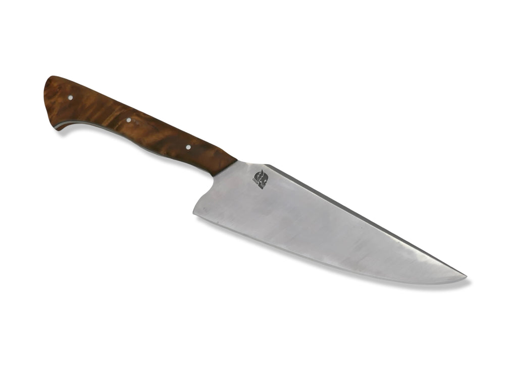 Chef Knife - Maple Handle / Black G-10 Liner