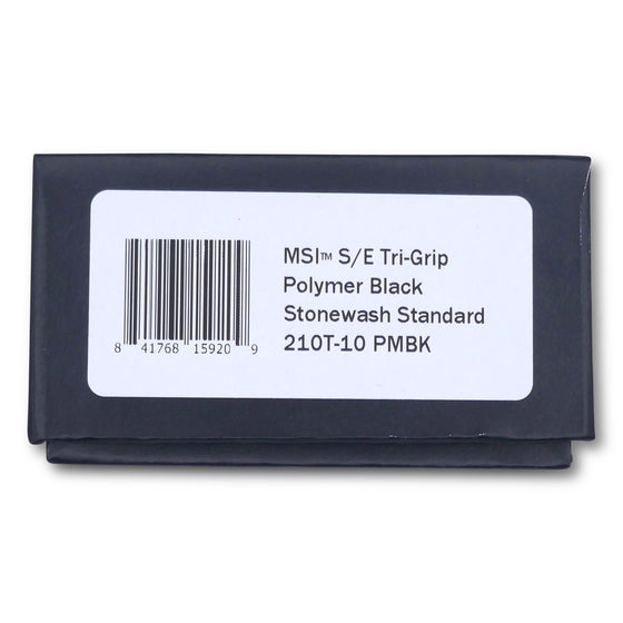 MSI S/E - Tri Grip Polymer Black / Stonewash Standard
