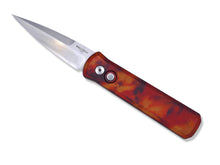  Godson - Del Fuego Anodized Handle / Satin Blade / Mother of Pearl Button