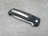 Used ATCF Terzuola Design - Black Handle / 3D TI Clip / Fat Carbon Dark Matter Black Inlays / Stonewash Magnacut Blade