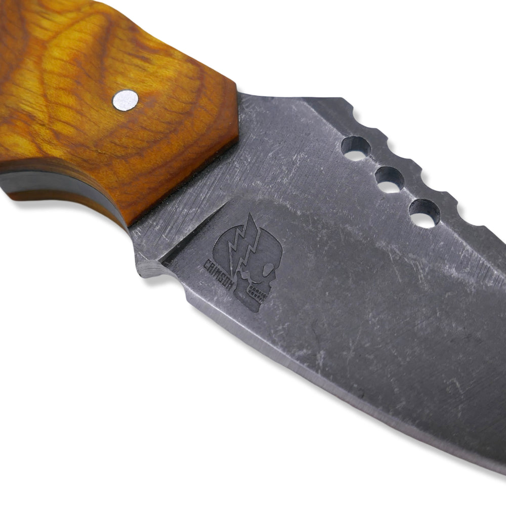 
                      
                        IRON WOLF - Dark Stonewash / Dymalux Lemonwood Handle
                      
                    