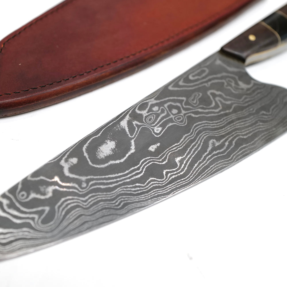 
                      
                        Custom Vegas Forge Damascus Gyuto
                      
                    