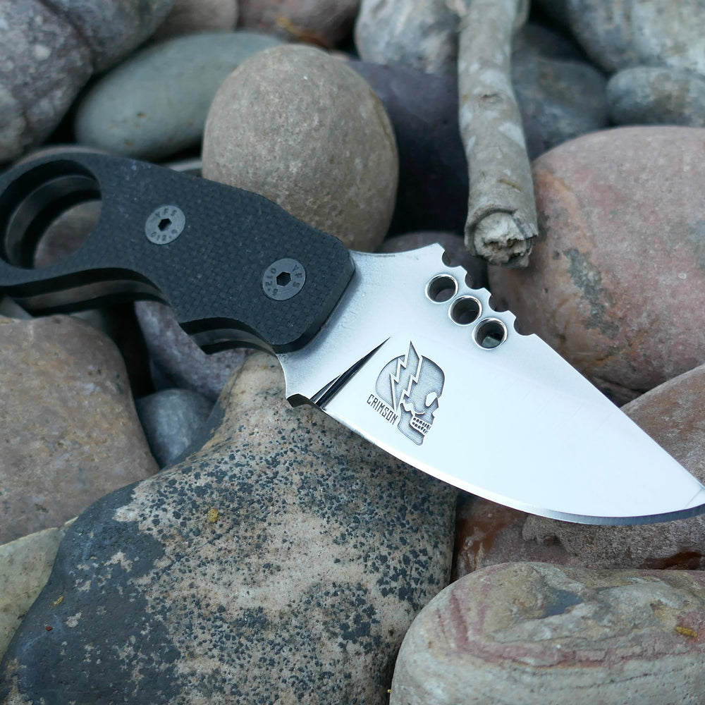 IRON WOLF - Textured G-10 Handle / Mirror Polish