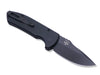 SBR - Black Handle With Knurling / Black S35VN Blade
