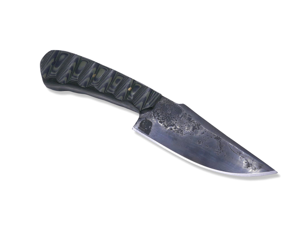 LEGIONNAIRE- Hand Forged  / Black / Green G-10 Handle With OD Green G-10 Liner