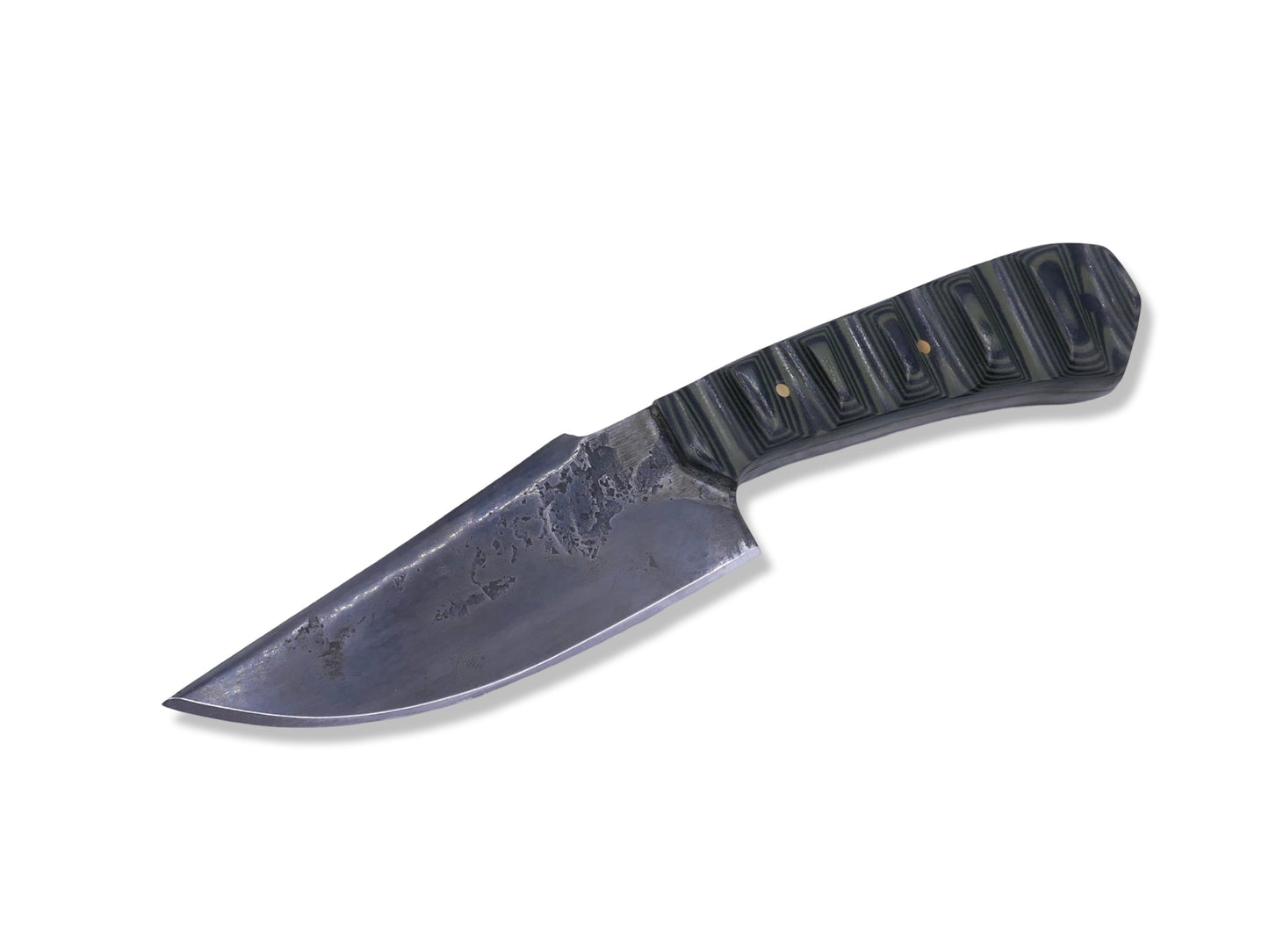 LEGIONNAIRE- Hand Forged  / Black / Green G-10 Handle With OD Green G-10 Liner