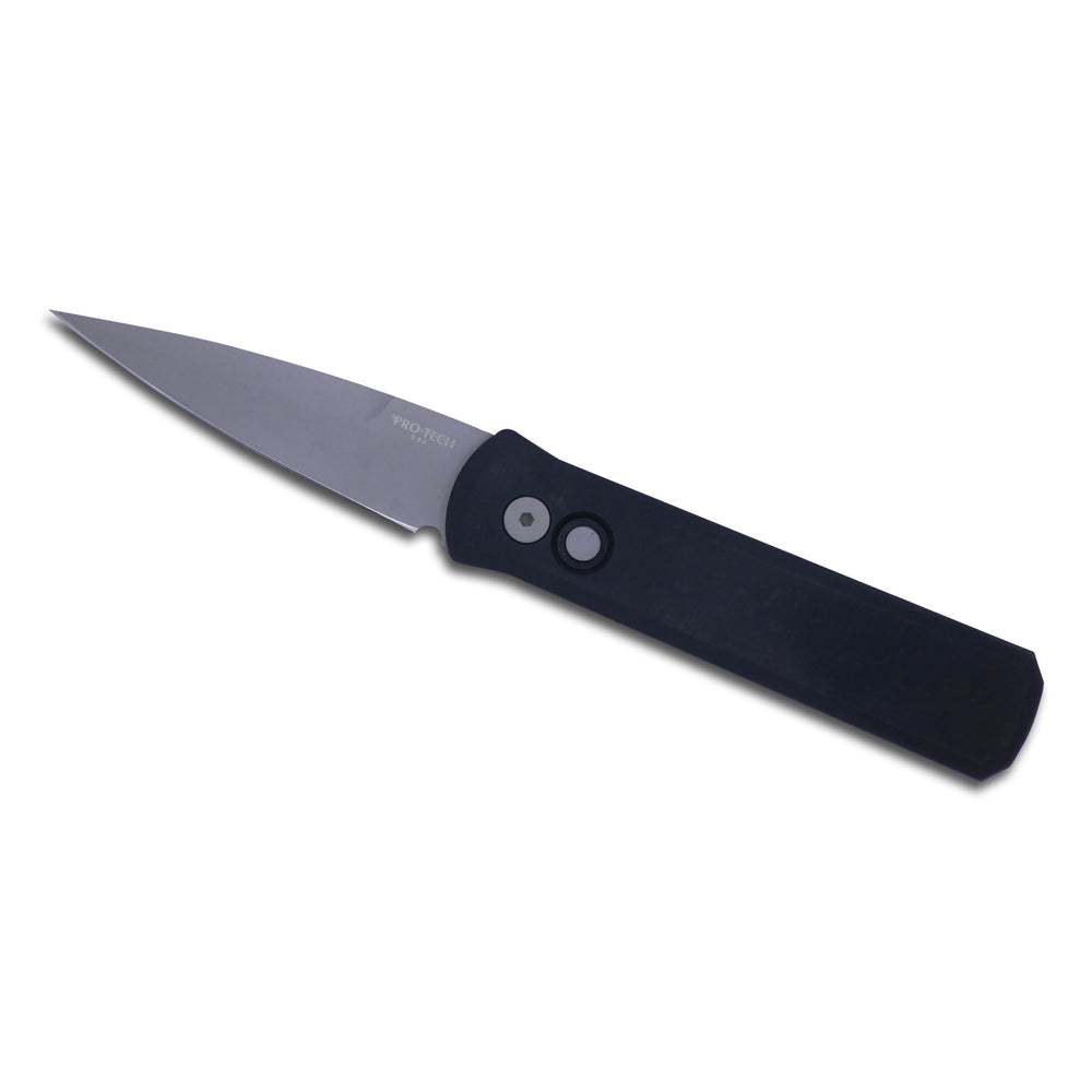 
                      
                        Godson - Black Handle / Bead Blasted 3.15” Blade - Crimson Tactical
                      
                    