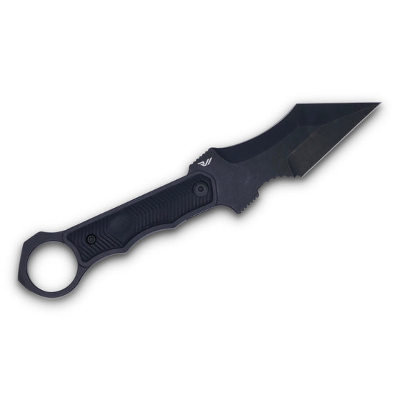 Orthrus - Black G-10 / Back Stonewash Nitro-V Blade