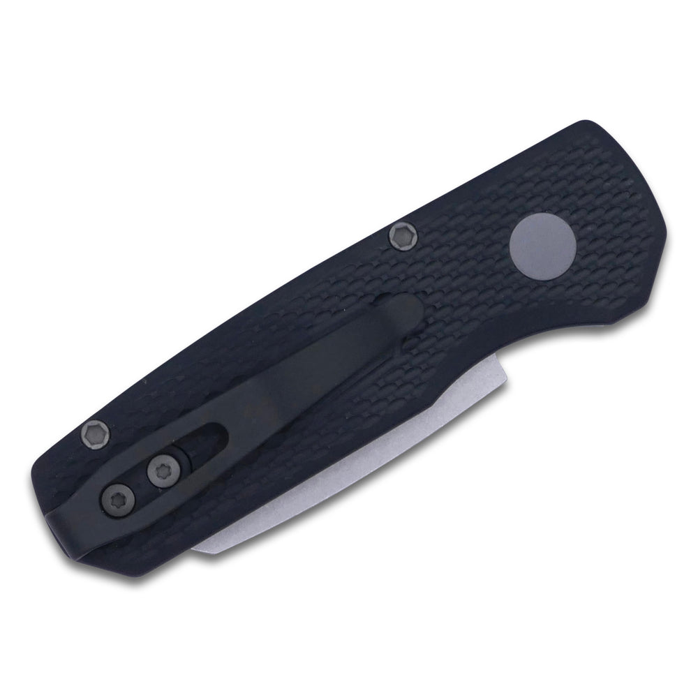 
                      
                        Runt 5 - Textured Black Handle / Stonewash Magnacut / Reverse Tanto - Crimson Tactical
                      
                    