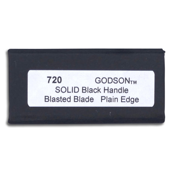 Godson - Black Handle / Bead Blasted 3.15” Blade