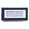 Malibu Flipper CUSTOM - Albronze Handles, Abalone Push Button, Mike Irie Compound Reverse Tanto, Polished Clip