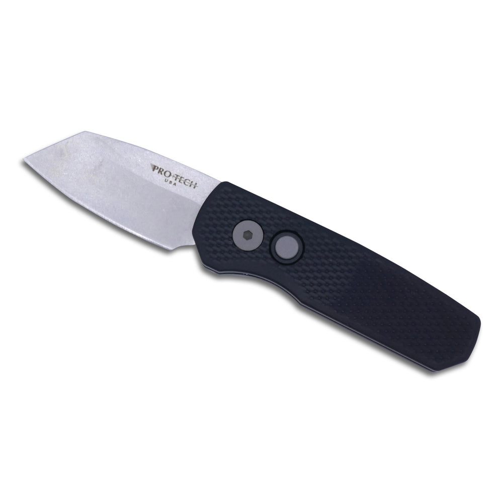 
                      
                        Runt 5 - Textured Black Handle / Stonewash Magnacut / Reverse Tanto - Crimson Tactical
                      
                    