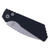 Strider PT+ - Black Textured Handle / Stonewash Magnacut Blade / Blasted Hardware + Clip