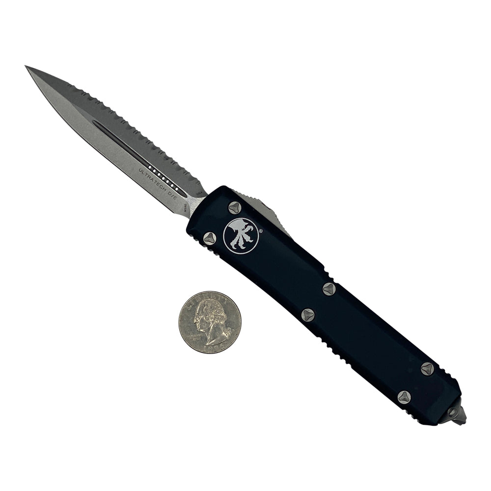 
                      
                        ULTRATECH D/E - Stonewash Full Serrated - Crimson Tactical
                      
                    