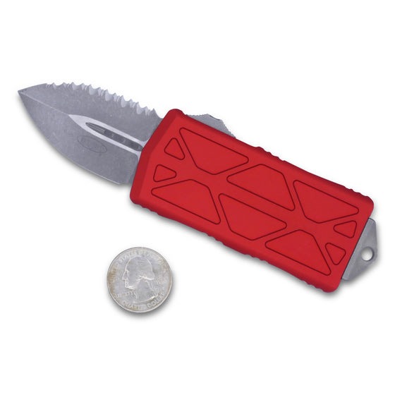 Exocet D/E - Red X Apocalyptic Full Serrated
