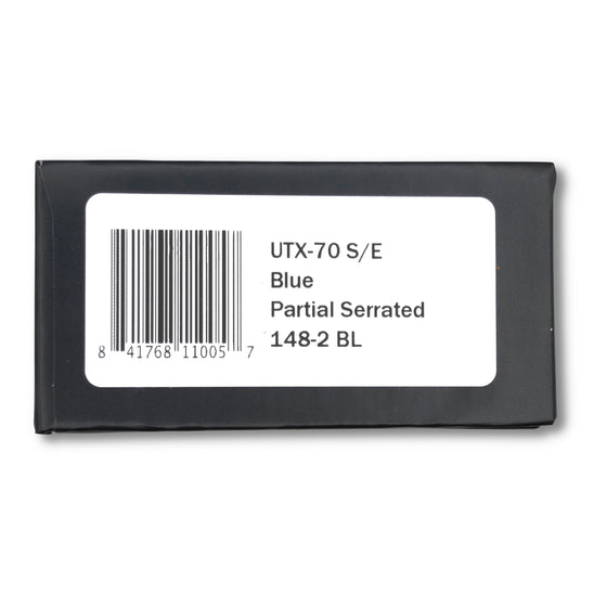 UTX-70 S/E - Blue Partial Serrated