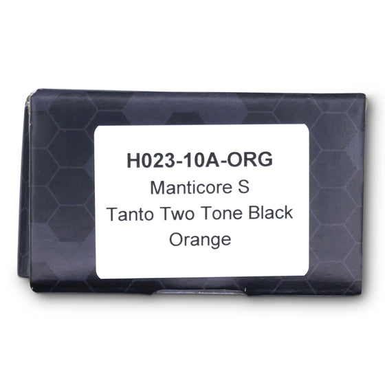 Manticore S - Tanto Two Tone Black/Orange