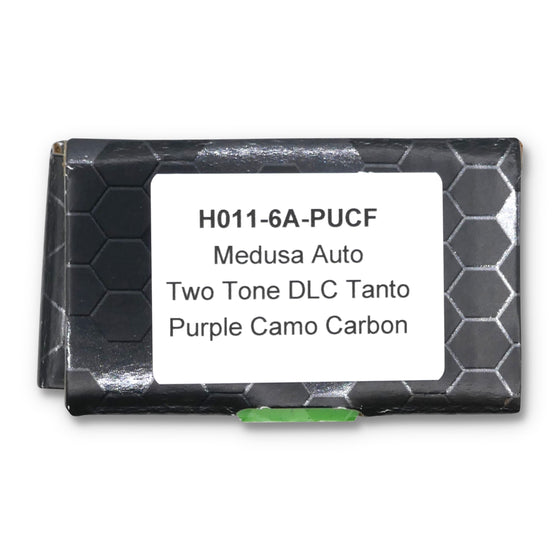 MEDUSA - Two Tone DLC Tanto Purple Camo Carbon