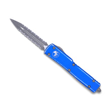  UTX-70 D/E - Distressed Blue X Apocalyptic Double Full Serrated